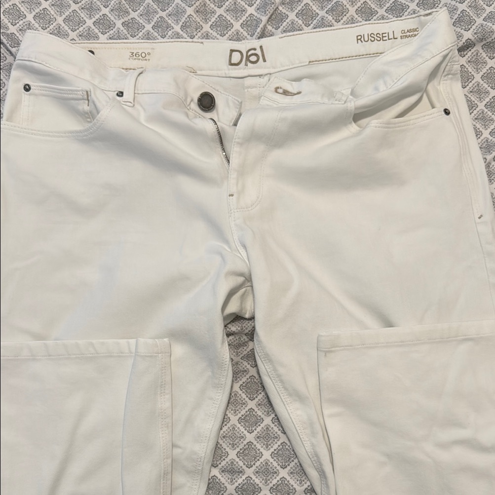 Dl1961 White Straight Jeans
